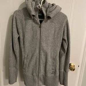 Burton long zip up hoodie
